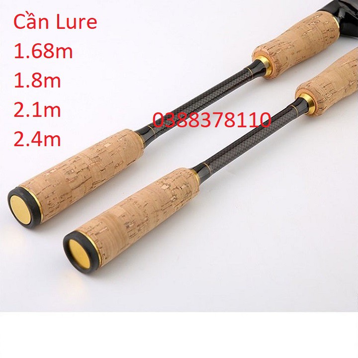 Cần Câu Lure Máy Ngang Và Máy Đứng Carbon MSX Đầu Bu Chống Xoắn - 1