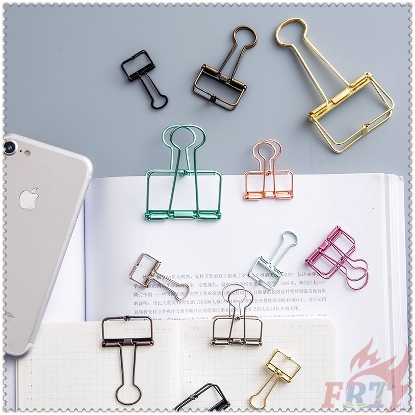 ✨ Văn Phòng Phẩm - Kẹp Binder ✨ 1 Kẹp Giấy Kim Loại Nhiều Màu 48mm 32mm 19mm