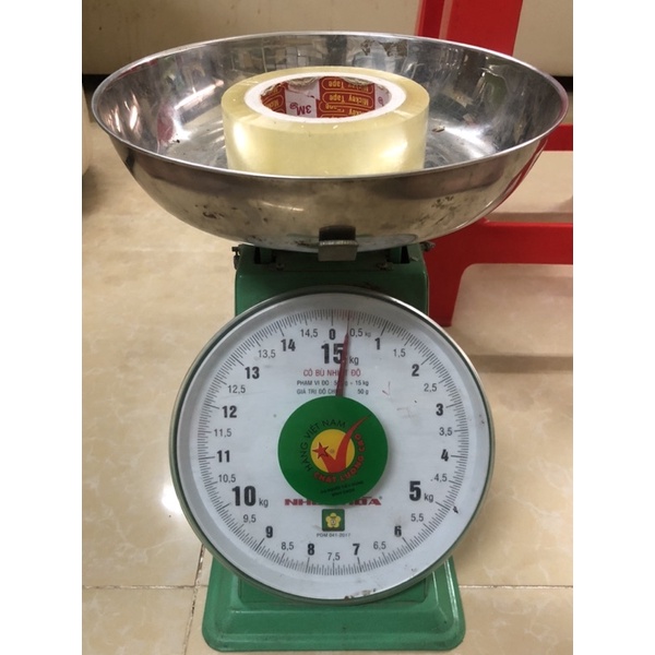 Băng dính 1kg / cuộn lõi nhựa 7mm đóng hàng - Băng dính trong lõi mỏng gói hàng - Miyabi Store