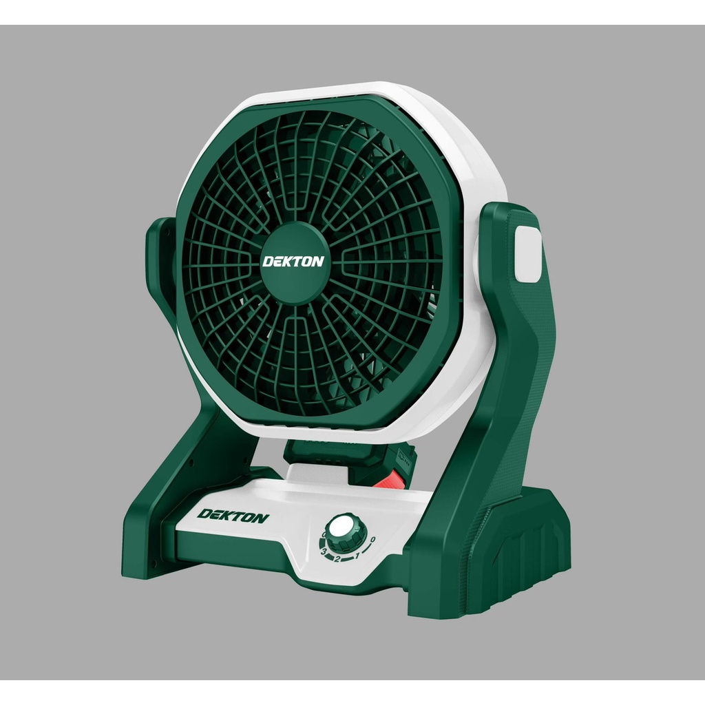 Quạt Dùng Pin Và Điện Dekton / M21-Q255 / X2 USB Sạc / 3 Cấp Số / bảo hành 12 tháng