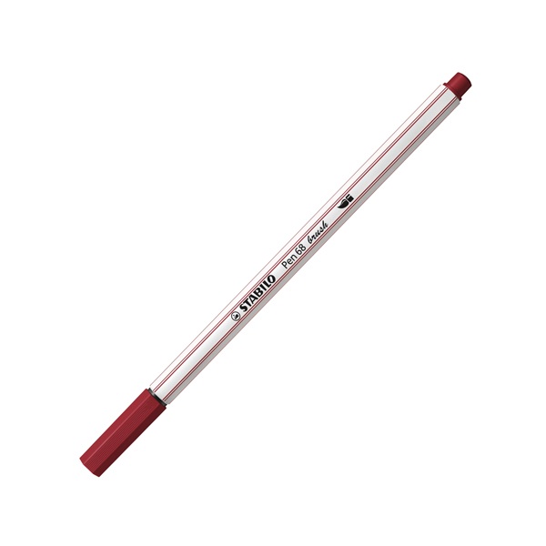 Bút lông Stabilo brush ĐỎ TÍA PN68BR-19