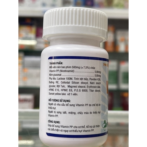 Vitamin PP - 100 viên