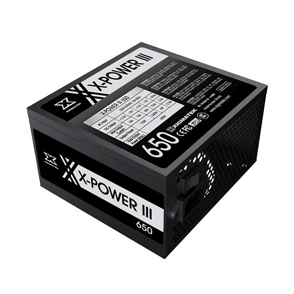 Nguồn Máy Tính Công Suất Thực XIGMATEK X-POWER III X-650 - Bảo Hành Mai Hoàng 36 Tháng