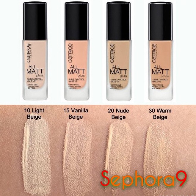 Kem nền kiềm dầu hiệu quả Catrice All Matt Plus 18h mỏng mịn | BigBuy360 - bigbuy360.vn