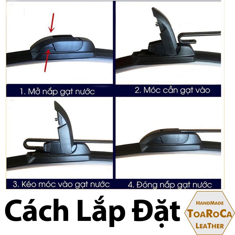 Gạt mưa ô tô chất liệu siliccon loại thân mềm siêu sạch