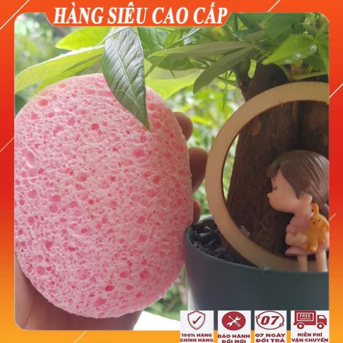 [FreeSHip - HÀNG SIÊU CAO CẤP] Miếng bọt biển rửa mặt lỗ sidumi/Bông mút rửa mặt tạo bọt, tẩy tế bào chết và massage