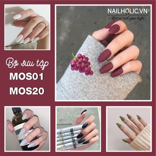 Móng Tay Giả 24 Móng Trơn Dài Đủ Màu Tặng Kèm Keo Dán Móng [MOS01 - MOS20]