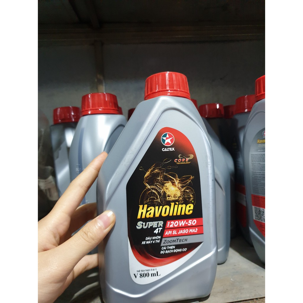 NHỚT CALTEX HAVOLINE SUPER 4T