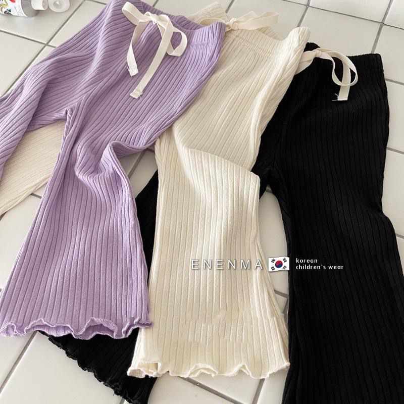Quần Cotton Dài Chín Tấc Co Giãn Mùa Hè Phiên Bản Hàn Quốc 2022 Mới Cho Bé Gái