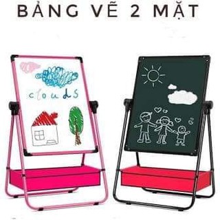 (Đồ giáo dục thông minh)Bảng viết 2 mặt đều có thể dùng được.Bé dùng tập viết chữ, tập vẽ