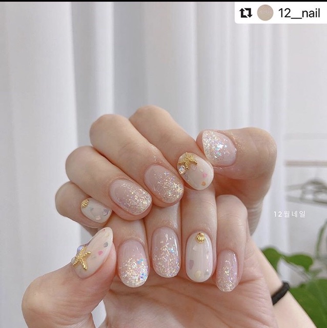 Clear gel nhũ cao cấp Very good nail Glow jar- JG1 [ hủ 25G]