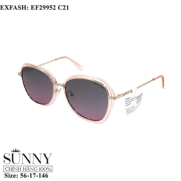 EF29952 - kính mát thời trang nữ Exfash chính hãng, bảo hành toàn quốc, thiết kế dễ đeo bảo vệ mắt