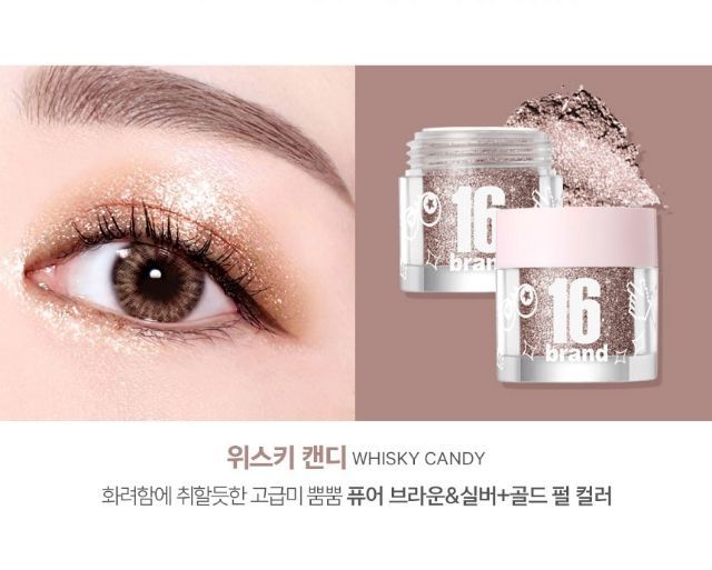 Bột Phấn Nhũ Mắt Kim Tuyến Glitter Whiskey Candy