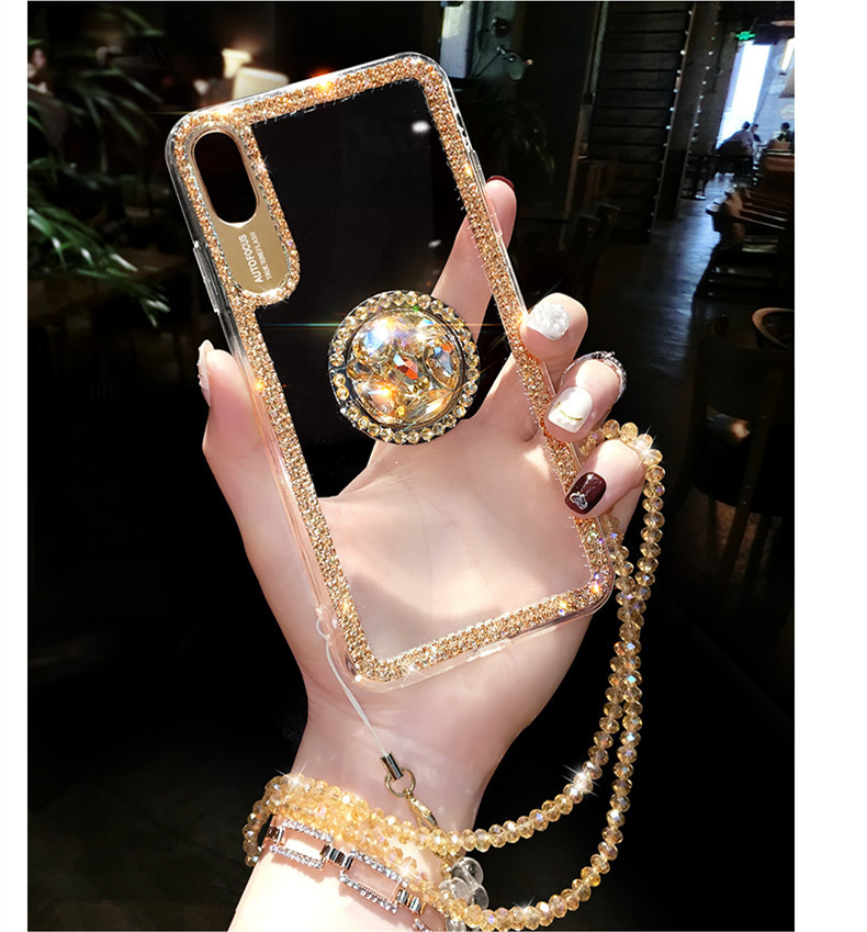 Ốp điện thoại đính đá sang trọng cho Apple 11 12 X Xs Max Xr Iphone 7 8 Plus Iphone 12 Mini 6 6s Plus Se 2020