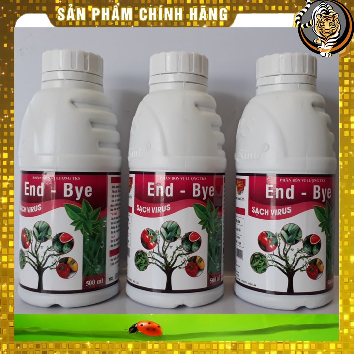 END-BYE- DIỆT VIRUS Phòng Trừ Bệnh Khảm Lá, Xoăn Ngọn - NL Hàn Quốc