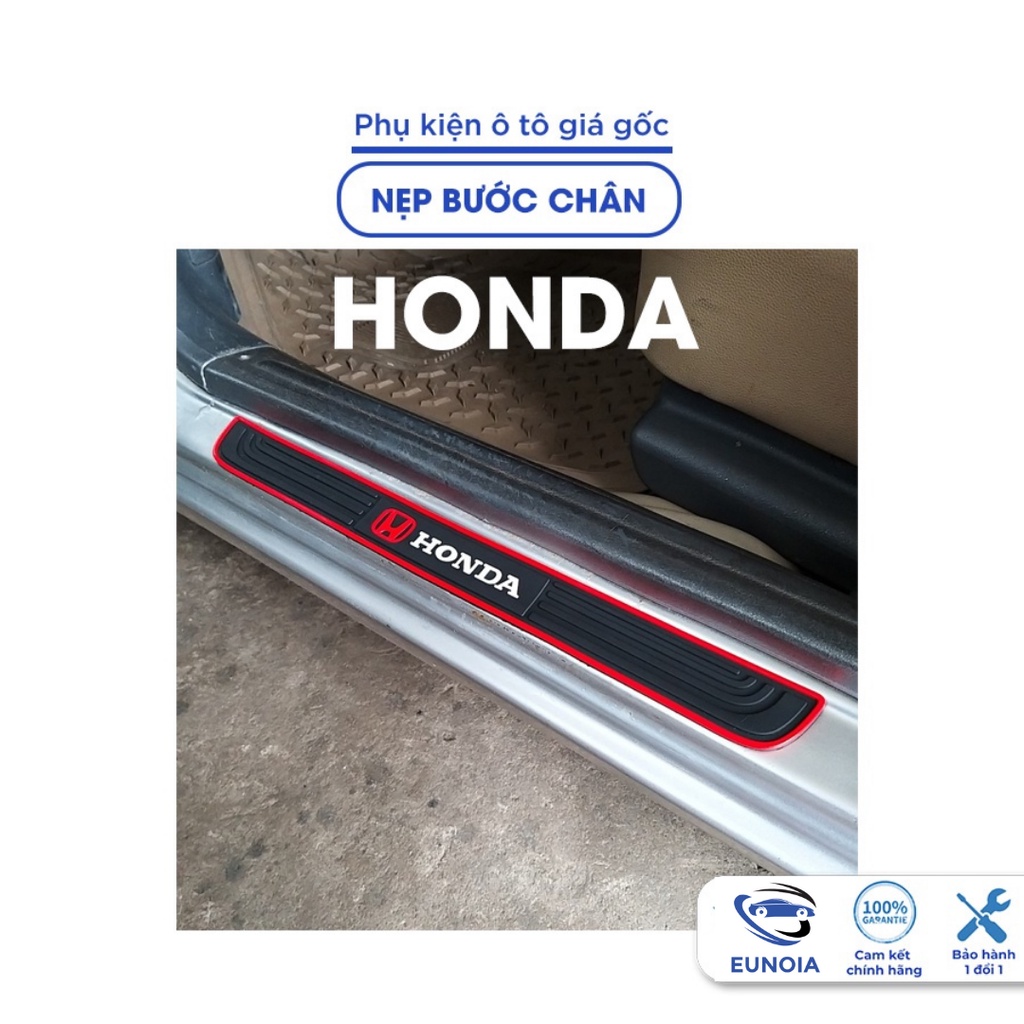 Nẹp chống xước cửa ô tô, Nẹp cửa bảo vệ bước chân cửa xe oto Honda city brv crv hrv pilot jazz civic accord