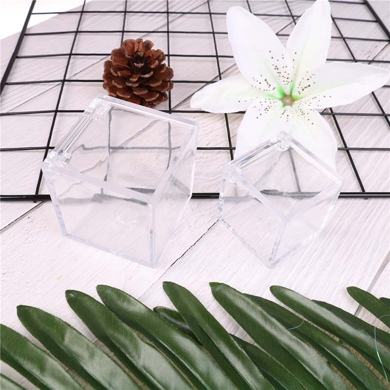 Hộp Đựng Kẹo Bằng acrylic Trong Suốt Dùng Trang Trí Tiệc Cưới