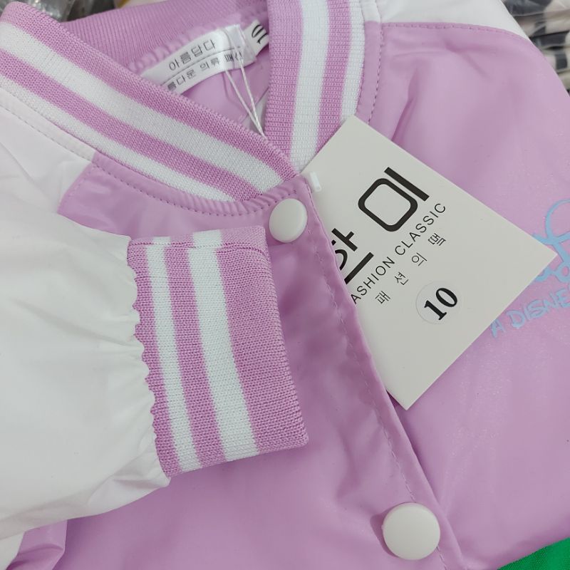 Áo Khoác Gió Bomber bé gái In thỏ 14-26kg chất đẹp