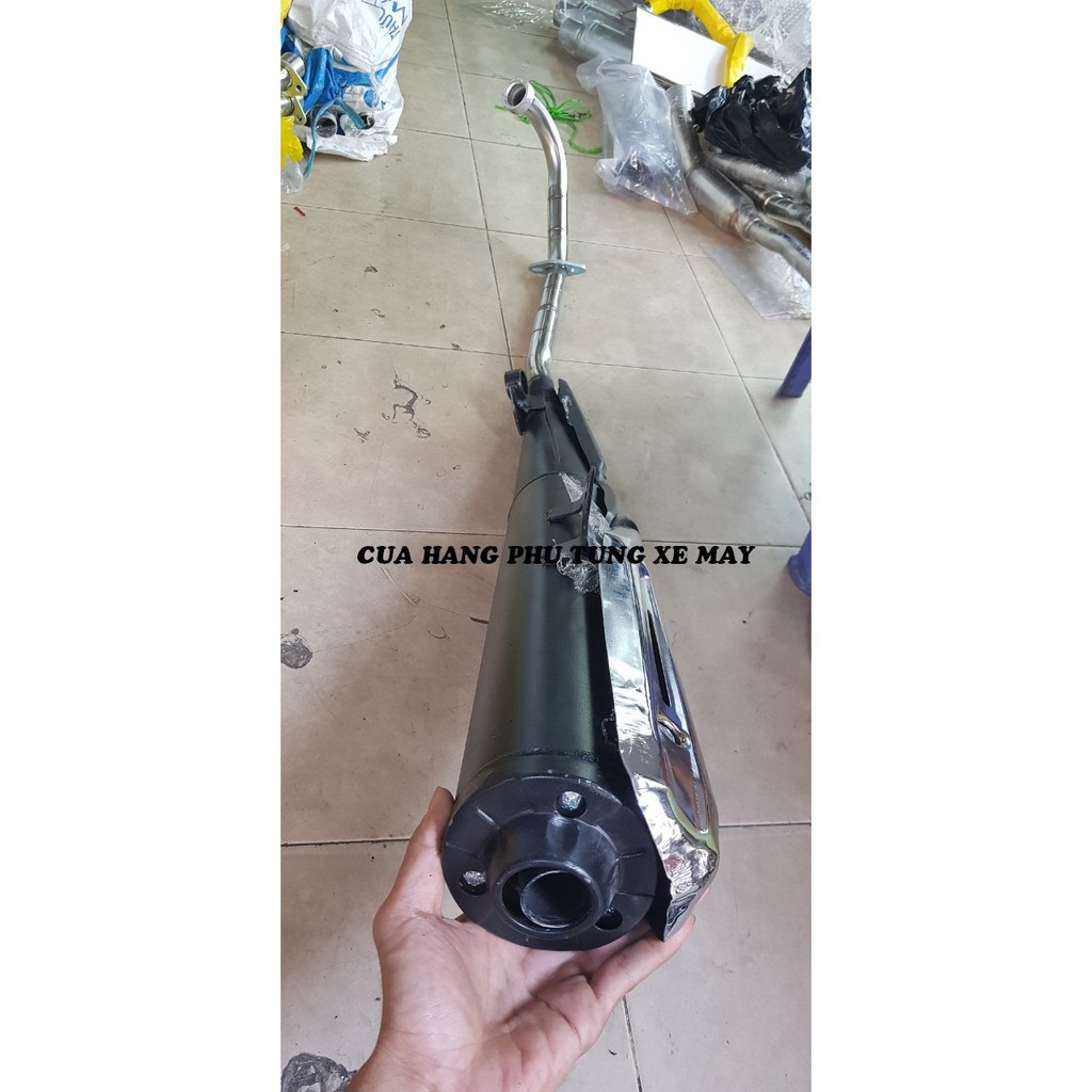 Pô móc ấm gắn xe Exciter 135 5 số ( bộ như hình kèm che pô )