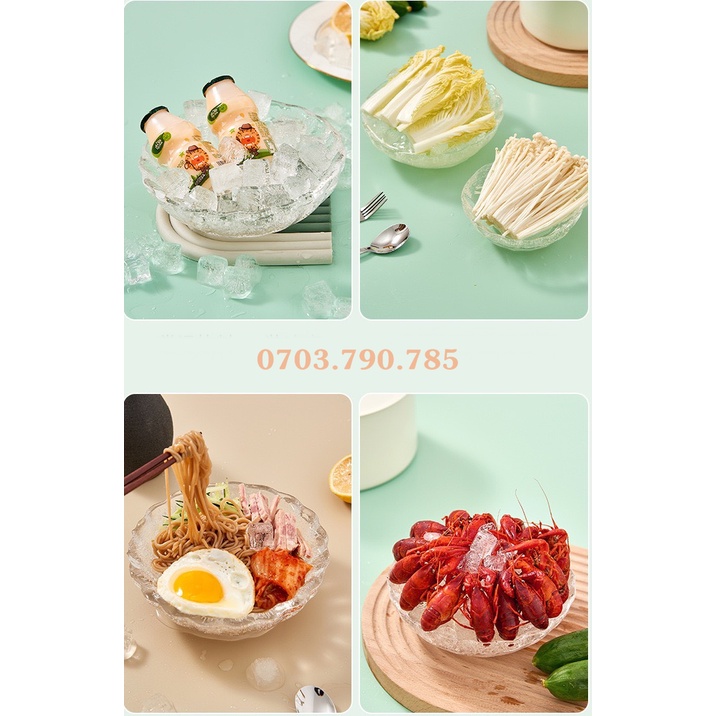 Khuôn Tô Nhựa Làm Đá Lạnh Lớn Và Nhỏ