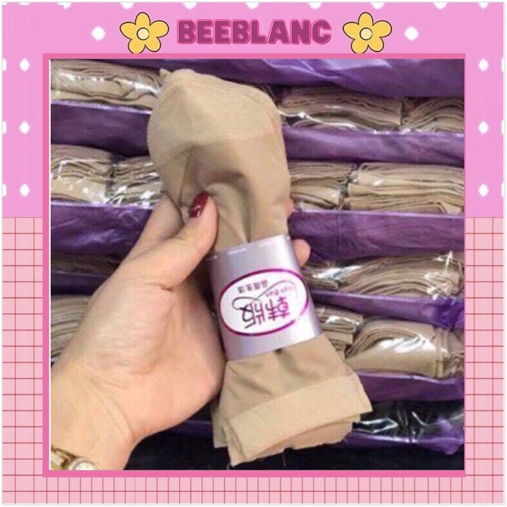 Combo 10 đôi tất da chân Hàn Quốc , vớ nữ siêu dai, tất nữ siêu bền  - TN05