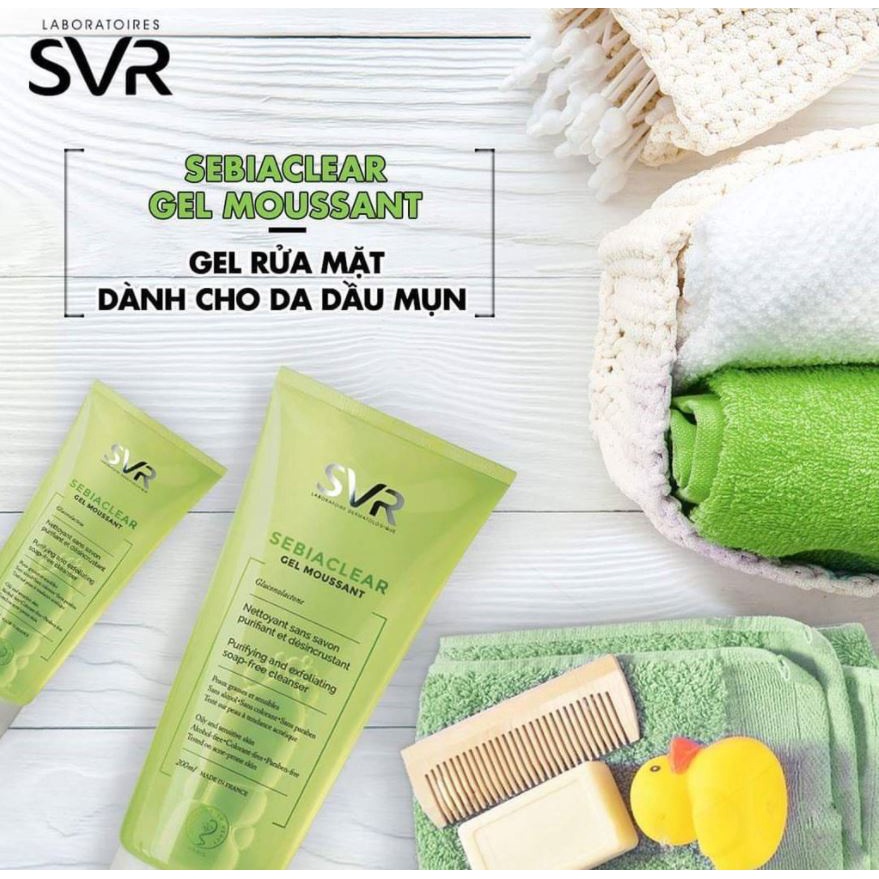 Sữa Rửa Mặt SVR Cho Da Dầu Mụn, Nhạy Cảm BẢN PHÁP Sebiaclear Gel Moussant  (Đủ Bill - Đủ Size) | BigBuy360 - bigbuy360.vn