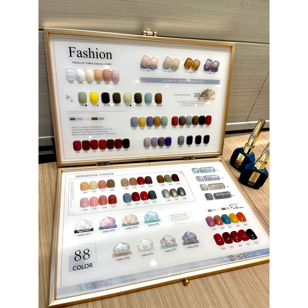 Set sơn gel KELSEY 88 màu Hàn Quốc chính hãng