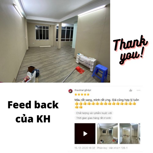 Simili trải sàn vân gỗ nhám miếng thảm nhựa lót sàn vân gỗ tấm dán giả gỗ chống trơn trượt