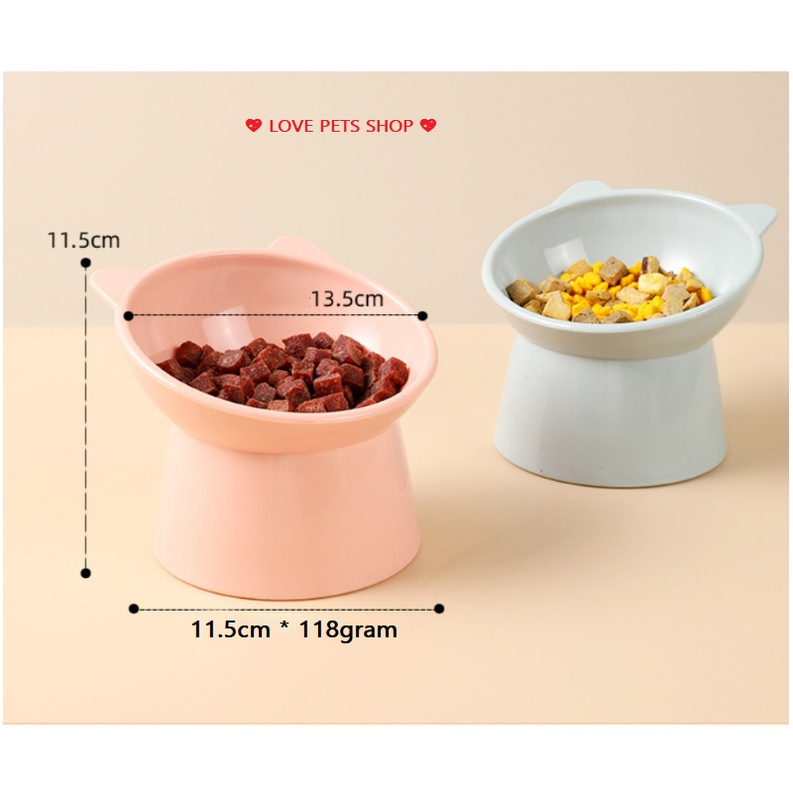 CHÉN ĂN CHO CHÓ MÈO CHỐNG GÙ LƯNG -  LOVE PETS SHOP