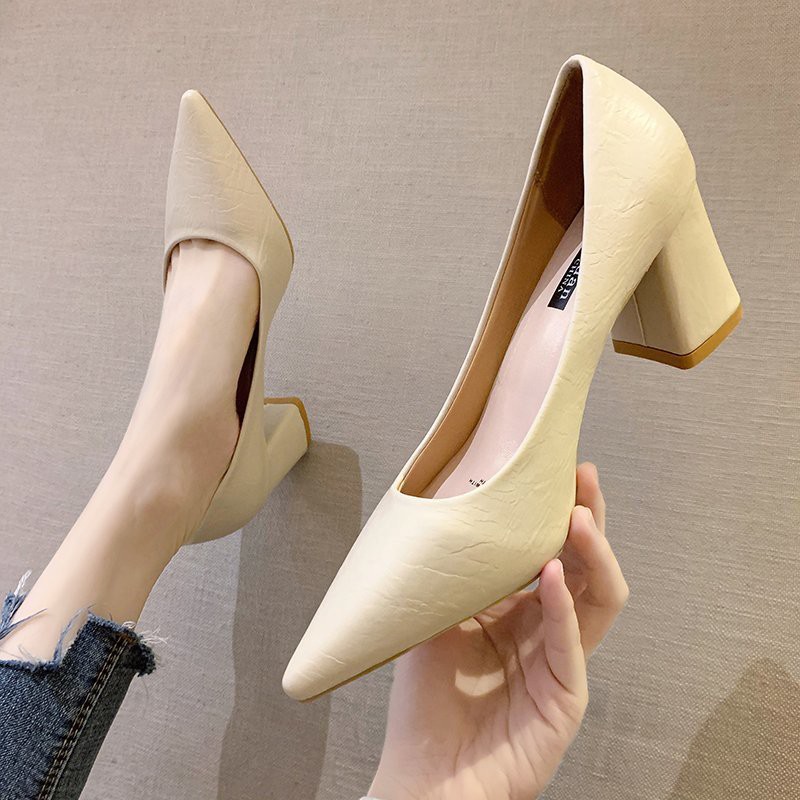 Giày Cao Gót ❤️FREESHIP❤️ GiàyNữ gót cao 7p thời trang Hàn Quốc thiết kế Đẹp Mắt, Thanh Lịch, Nhẹ Nhàng Y16