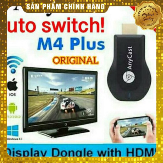 (Xả Hàng) Bộ Chuyển Đổi Anycast M4 Plus Hdmi Dongle Usb Không Dây Wifi Gía Sỉ=Gía Lẻ