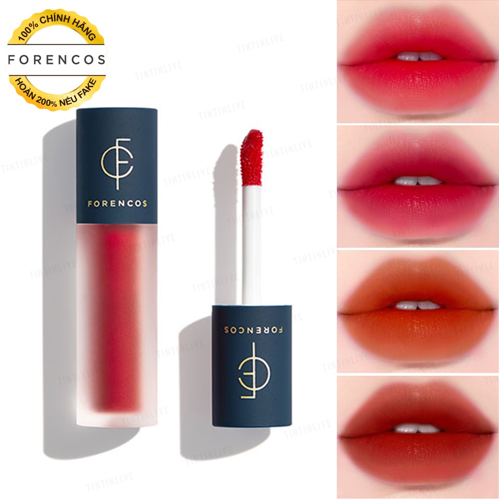 Son kem lì FORENCOS Lip Tattoo Soak Tint 13 màu chính hãng Hàn Quốc