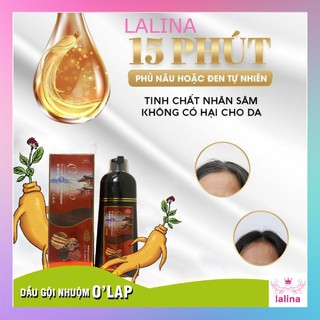 Dầu Gội Đen Tóc Thảo Dược Phủ Bạc Olap Gội Đen Gội Nâu Tạo Ẩm Giảm Gẫy Rụng