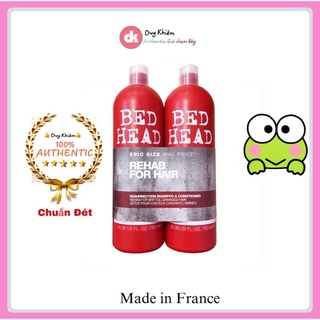 Cặp Dầu Gội Và Dầu Xả Tigi Bed Head Resurrection Shampoo & Conditioner 750ml Đỏ