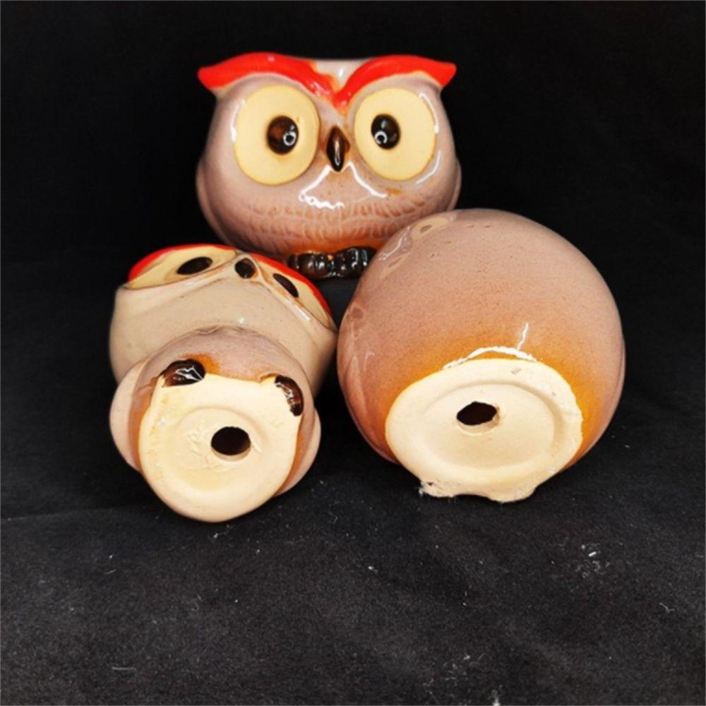 Bình Hoa Bằng Sứ Hình Cú Mèo Dễ Thương