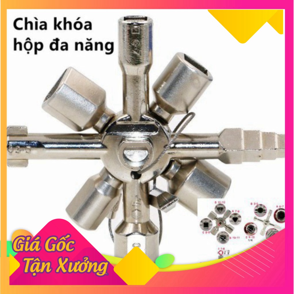 Xả hàng Chìa khóa tủ điện chìa khóa hộp đa năng 10 trong 1