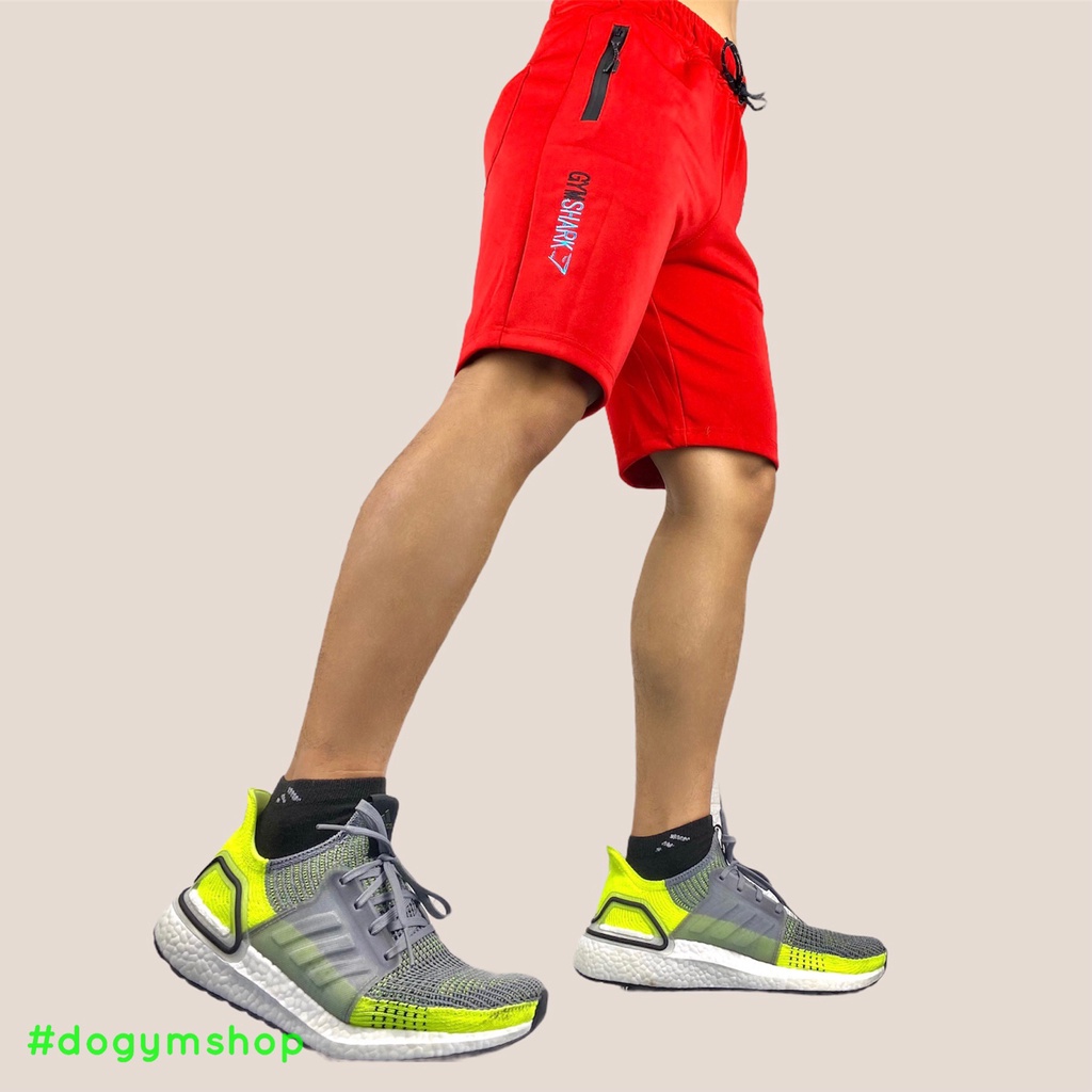 Quần short nam thể thao DO GYM SHOP logo thêu, thun poly 4 chiều thoáng mát