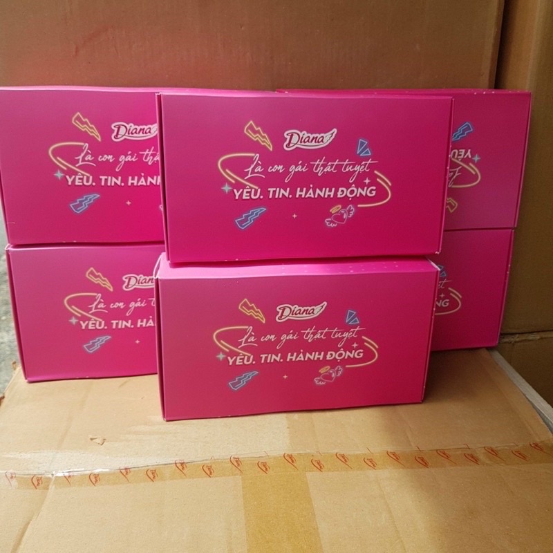 SÉT 6 LOẠI - Băng vệ sinh Diana sensi cool fresh ban đêm 29cm - Băng vệ sinh Diana hằng ngày