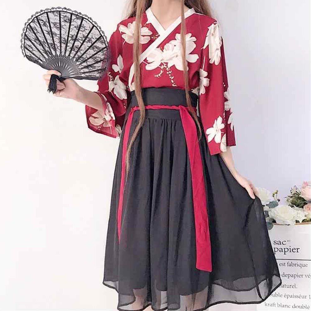 ANEMONE Bộ Hán Phục Phong Cách Trung Hoa Xinh Xắn Cho Nữ