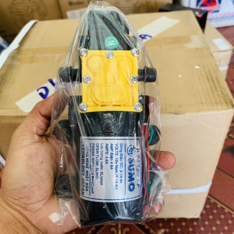 BƠM MINI DÙNG RỬA XE VÀ BÌNH XỊT ĐIỆN