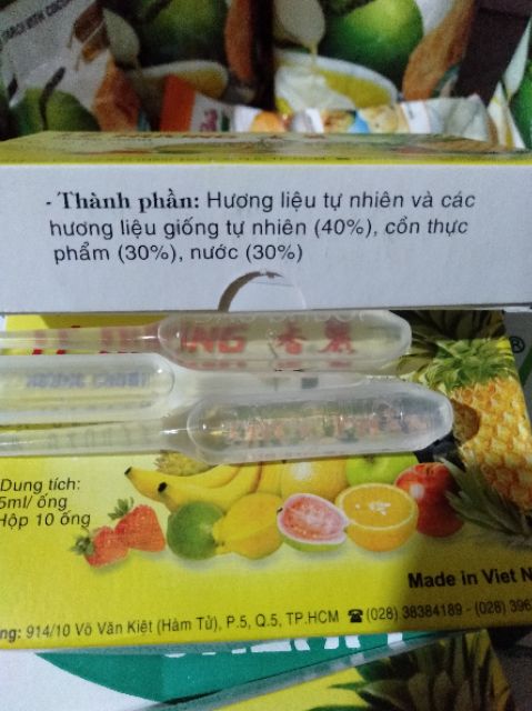 TINH DẦU CHUỐI LỆ HƯƠNG LOẠI 1