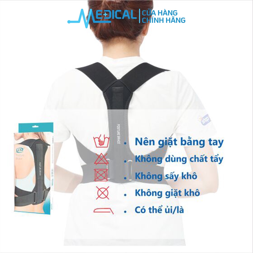Đai chống gù lưng United Medicare C15 màu đen - MEDICAL
