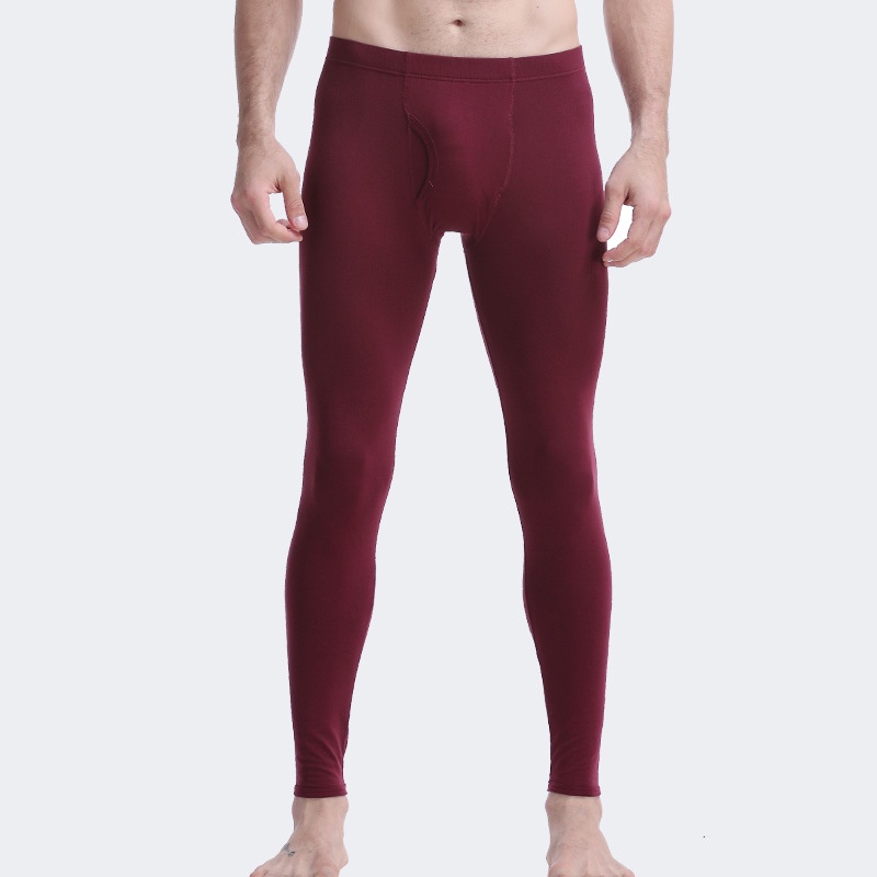 Quần Dài Cotton Màu Trơn Thoáng Khí Thoải Mái Cho Nam 075B
