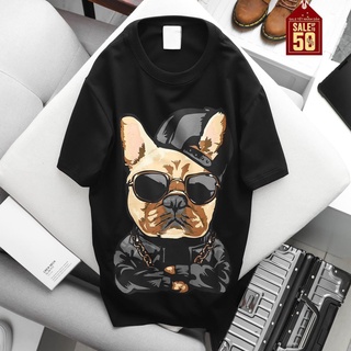 Áo thun tay lỡ nam nữ in hình Rapper Dog , Vải Cotton Form Oversize - SELECTED.STORE