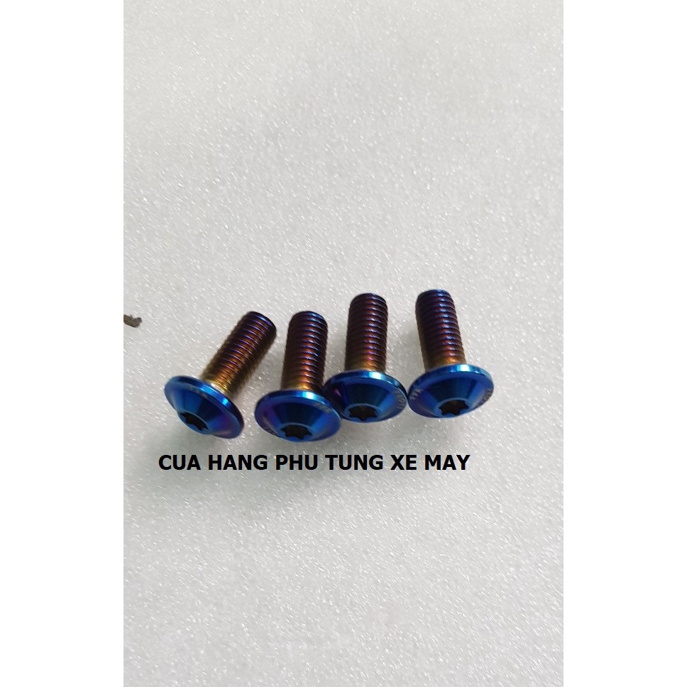Bộ 4 ốc gắn đĩa PROTI TITAN gắn các loại xe