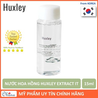 Nước Hoa Hồng Huxley Toner; Extract It 15ml (Huxley Mini)