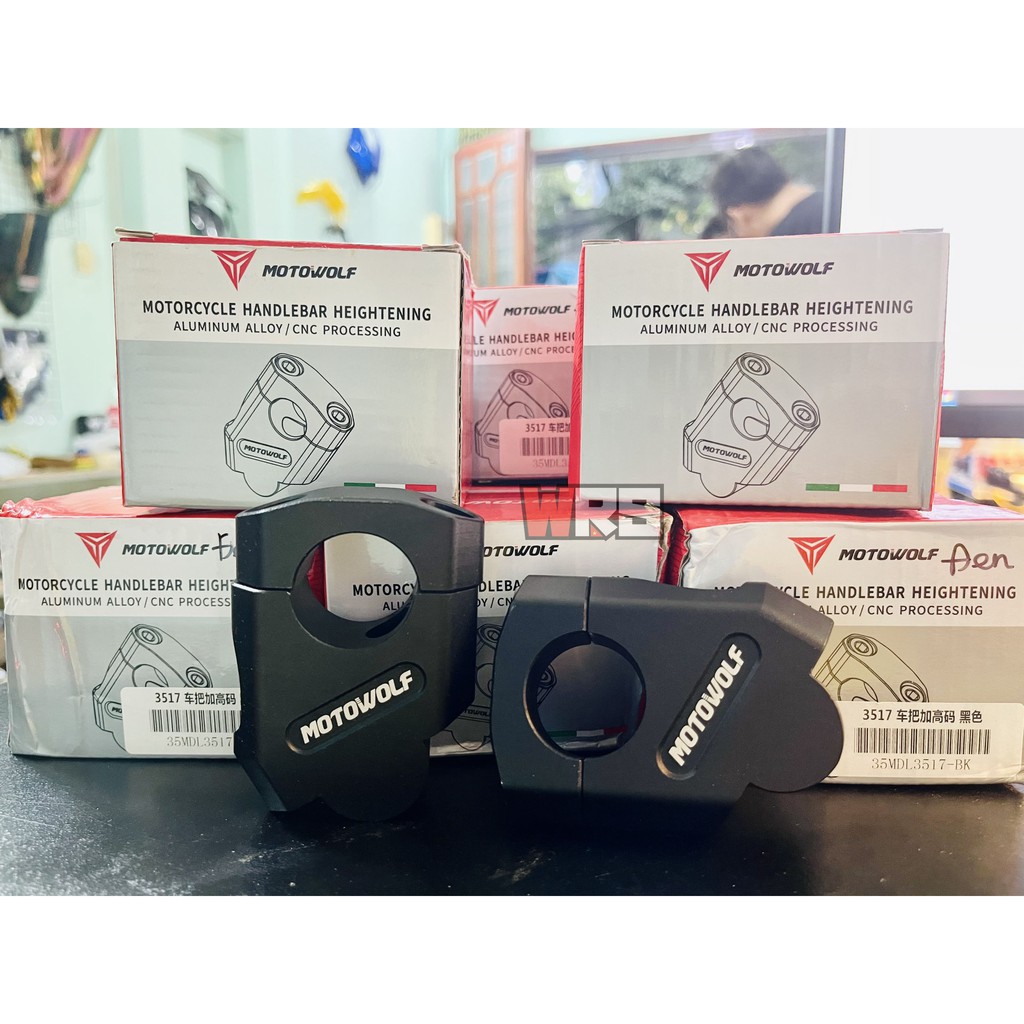GÙ XÉO NÂNG GHI ĐÔNG MOTOWOLF PHI 22MM 28MM ,NÂNG TAY LÁI CHỐNG MỎI