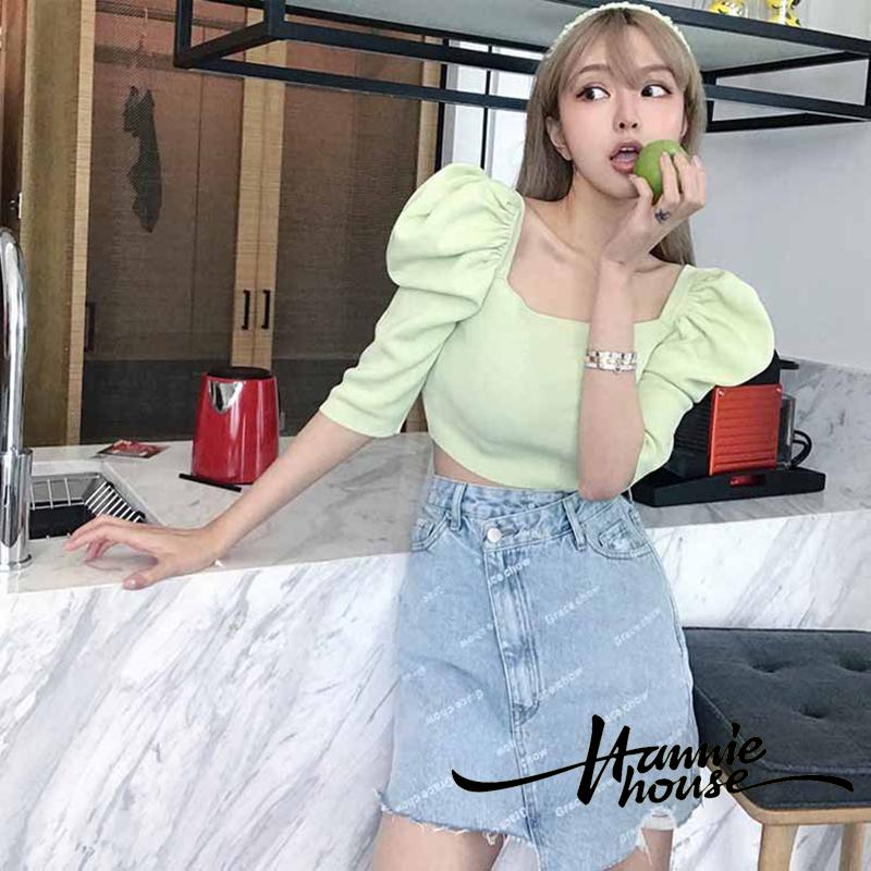 Áo Croptop Thiết Kế Cổ Vuông Cho Nữ | BigBuy360 - bigbuy360.vn