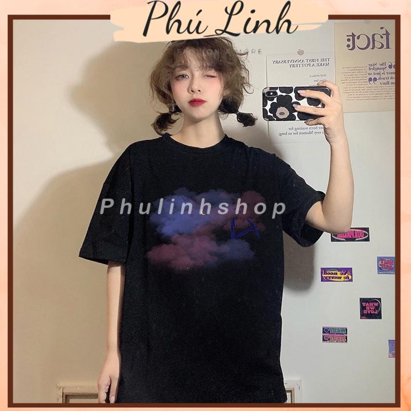 MS993 Áo thun nam nữ form rộng đám mấy loang, áo thun unisex hè cotton mềm mát
