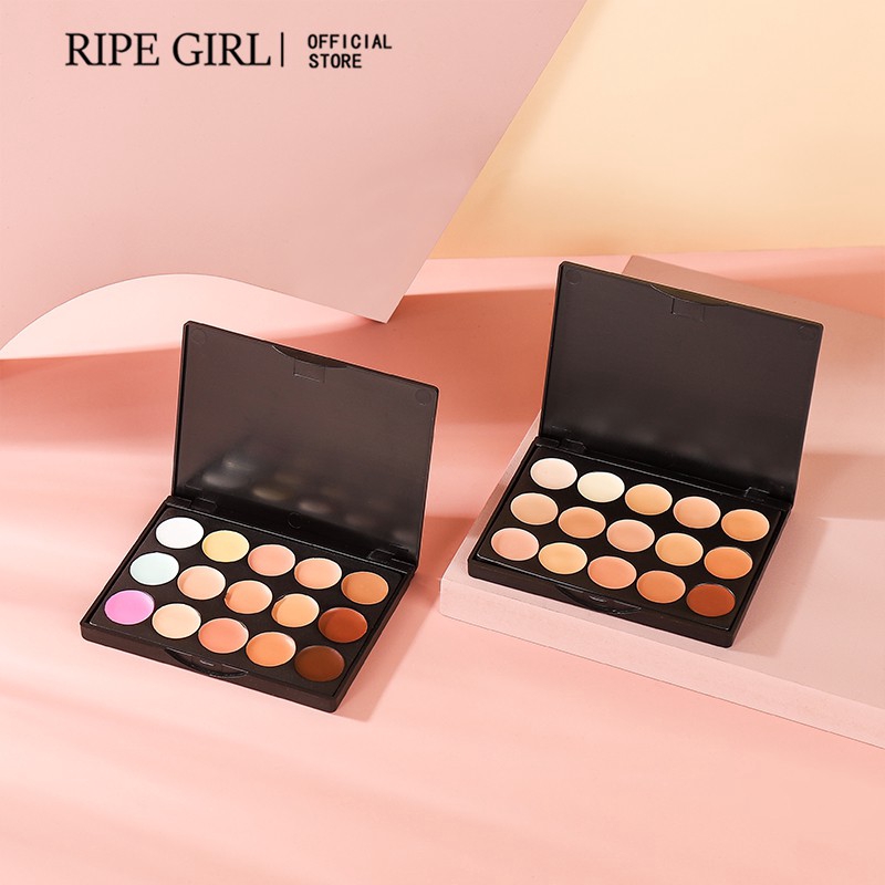 Bảng Kem Che Khuyết Điểm / Tạo Khối Ripe Girl 15 Màu Tiện Dụng Cho Trang Điểm | BigBuy360 - bigbuy360.vn